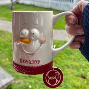 Depart 56 Snowman Snowpinion‎ Steamy Coffee Cup Mug Dept 56 New Hot Chocolate